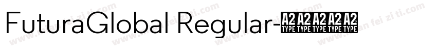 FuturaGlobal Regular字体转换